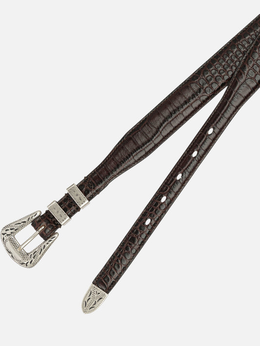 Leather belts 100% leather  Brown - Adriano Meneghetti Women | PLP | VIETTI Online Store | 2
