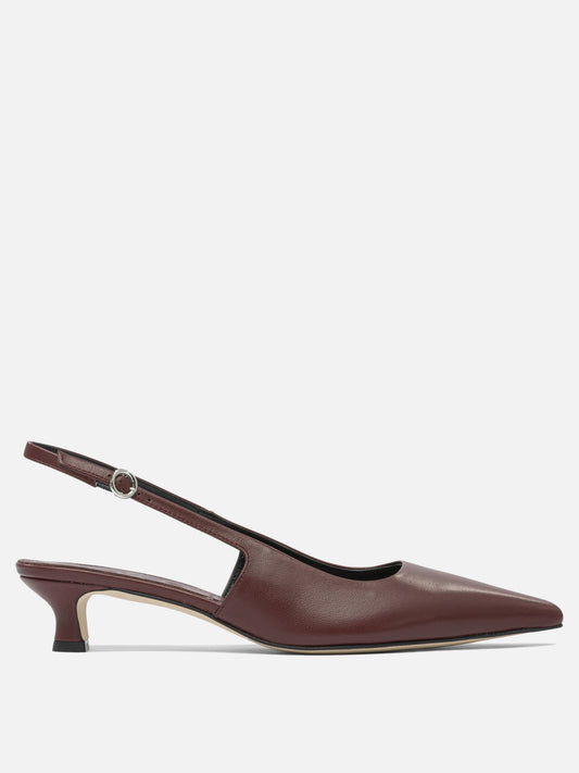 Slingbacks 100% leather - 70% leather 30% rubber  Bordeaux - Aeyde Women | PLP | VIETTI Online Store 
