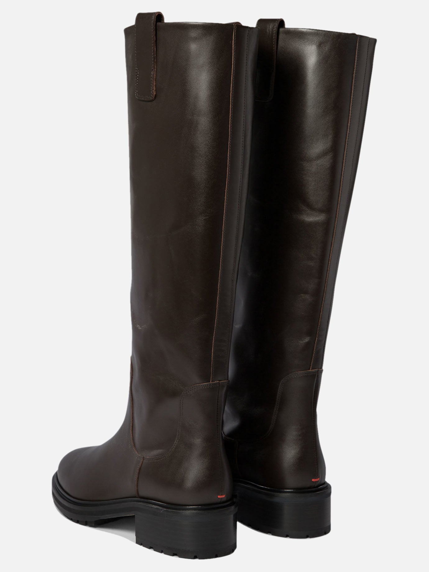 Knee-high 100% leather - 100% rubber  Brown - Aeyde Women | PDP | VIETTI Online Store | thumbnail_4
