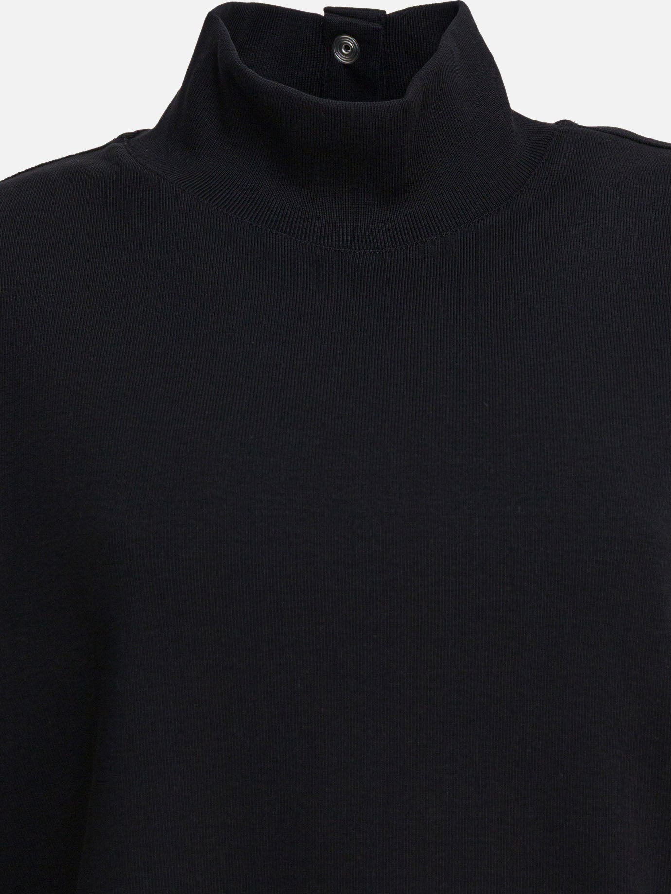 Mock neck t-shirts Solid colour  Black - Alaïa Women | PDP | VIETTI Online Store | thumbnail_3