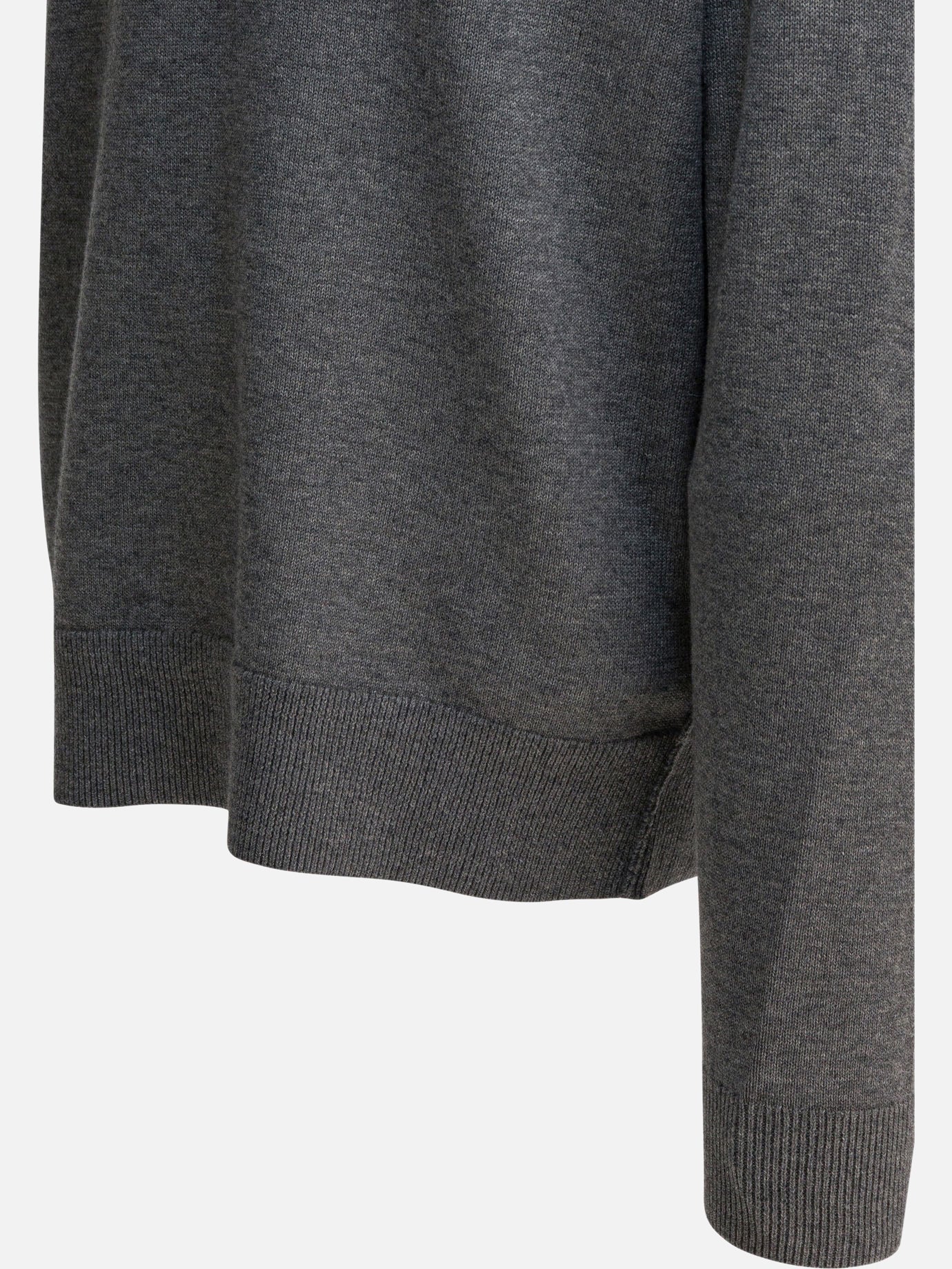 Crewneck sweaters Solid colour  Grey - Alex Mill Men | PDP | VIETTI Online Store | thumbnail_4