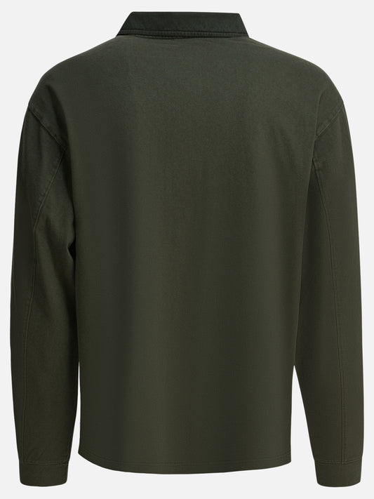 Polo shirts with buttons Solid colour  Green - Alex Mill Men | VIETTI Online Store | 2
