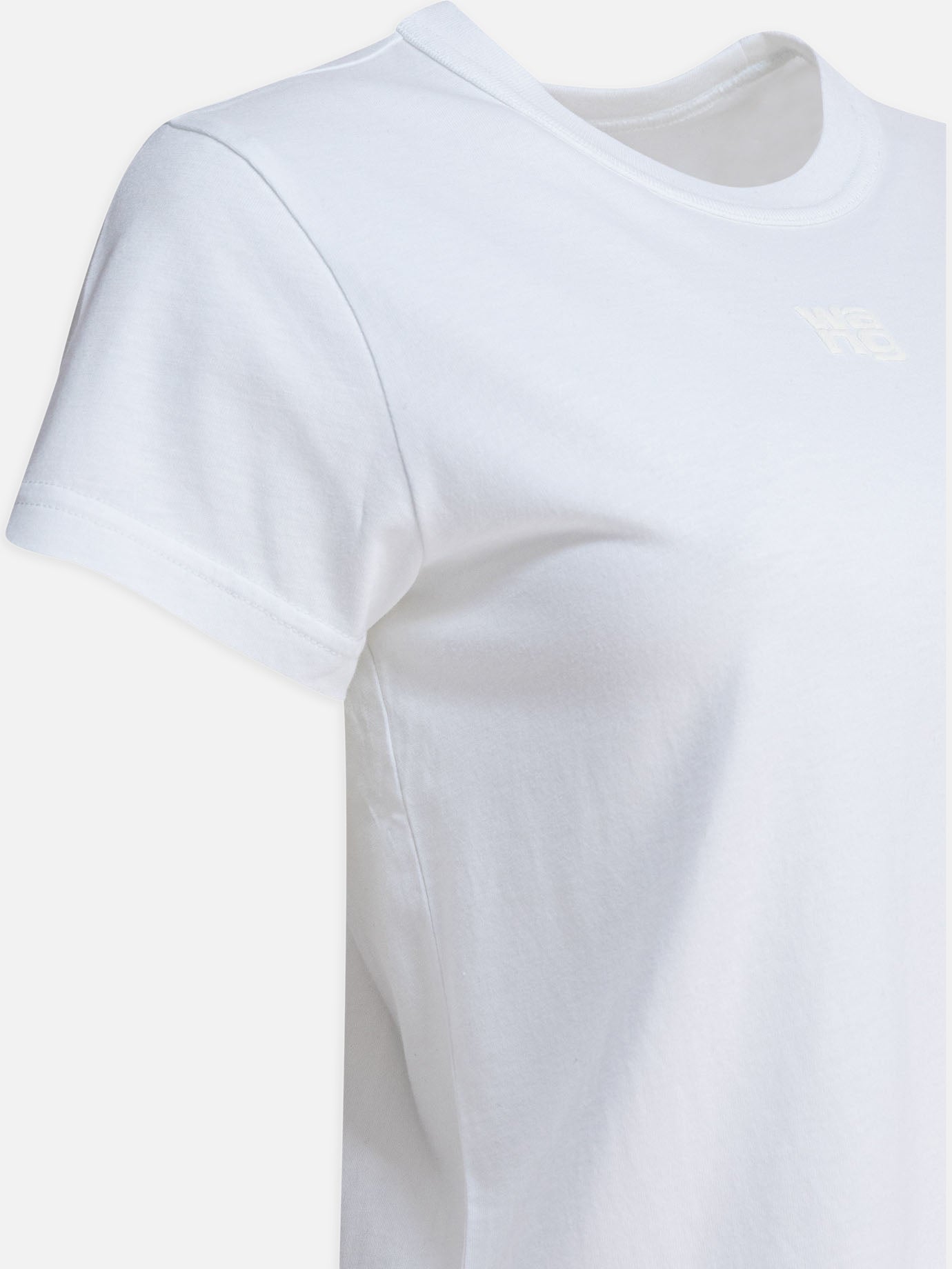 Crewneck t-shirts Logo  White - Alexander Wang Women | PDP | VIETTI Online Store | Zoom-Modal_4
