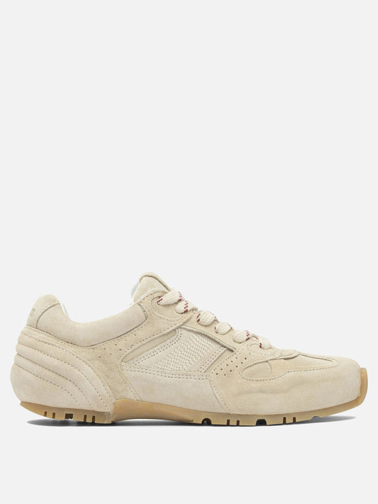 Low top sneakers 100% goat leather - 100% cuerolite  Beige - Alohas Women | PLP | VIETTI Online Store 
