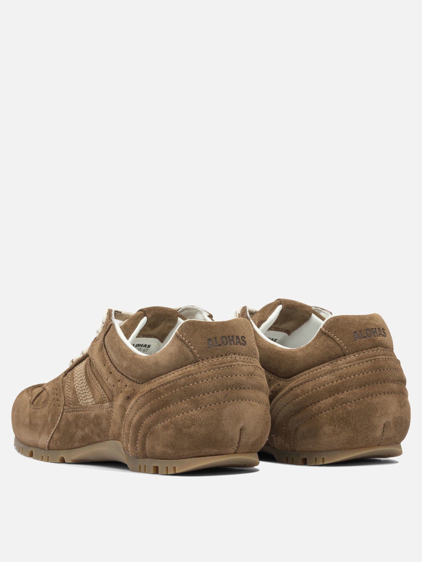 Low top sneakers 100% cow leather - 100% rubber  Brown - Alohas Men | PDP | VIETTI Online Store | thumbnail_4