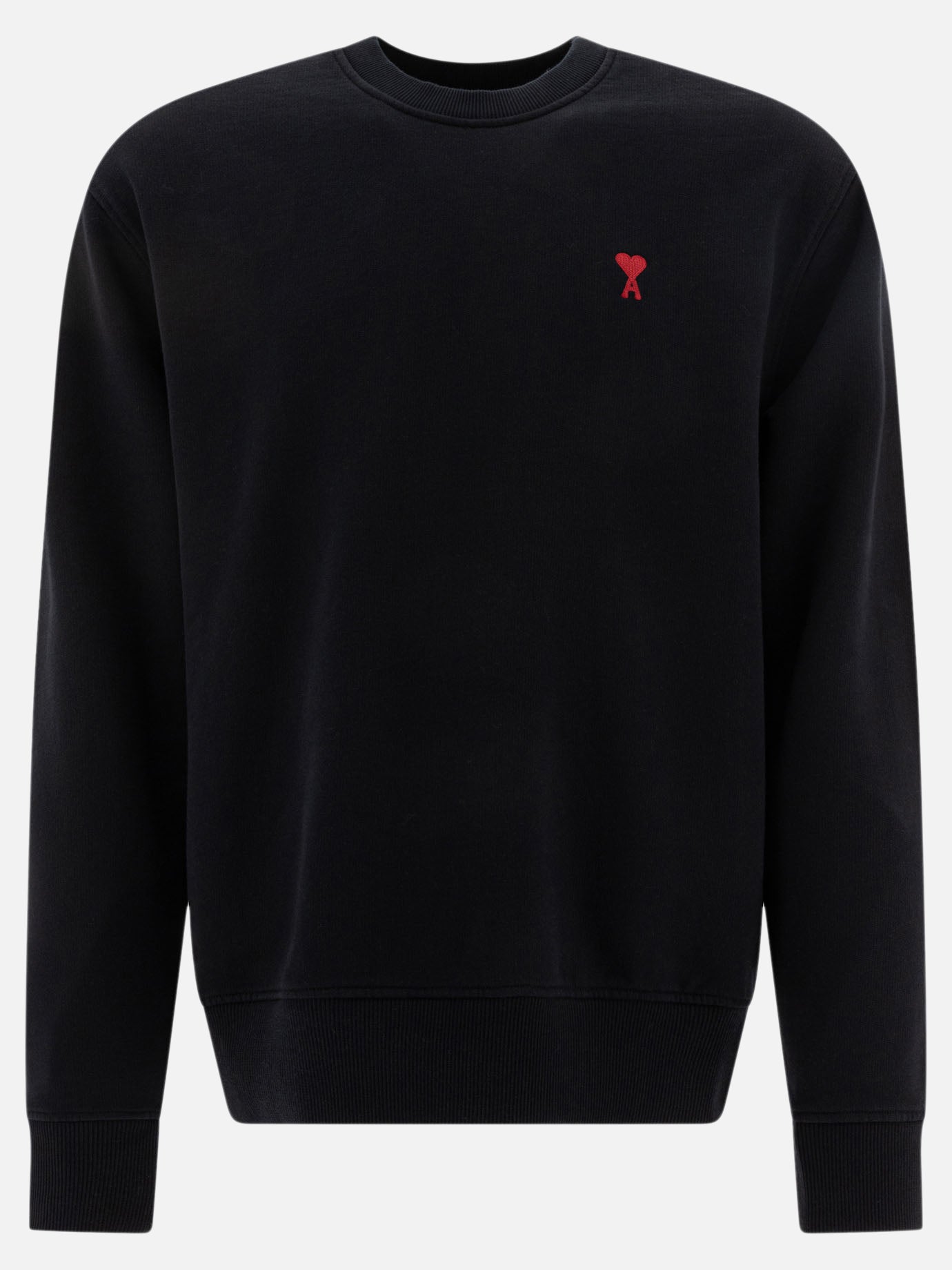 Crewnecks Logo  Black - Ami Paris Men | PDP | VIETTI Online Store | thumbnail