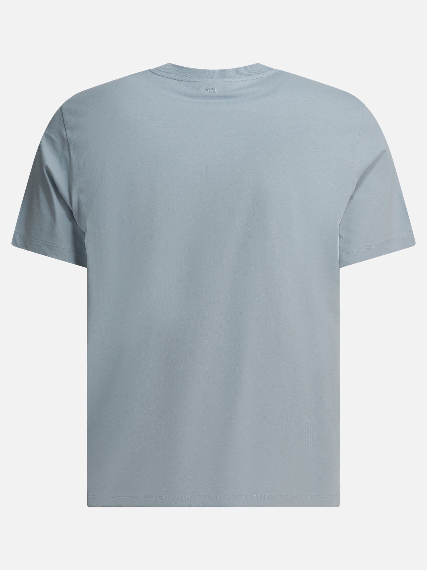 Crewneck t-shirts Logo  Light blue - Ami Paris Men | PDP | VIETTI Online Store | Zoom-Modal_2
