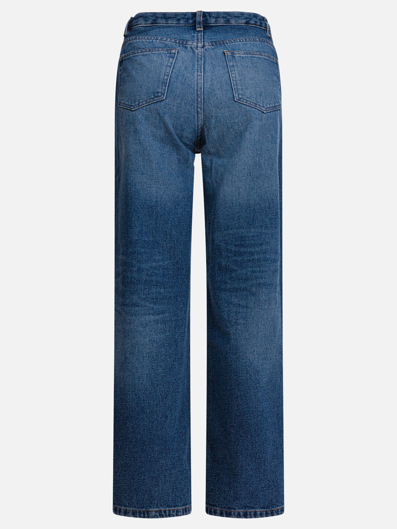 Wide-leg jeans Denim  Blue - A.P.C. Women | PDP | VIETTI Online Store | thumbnail_2