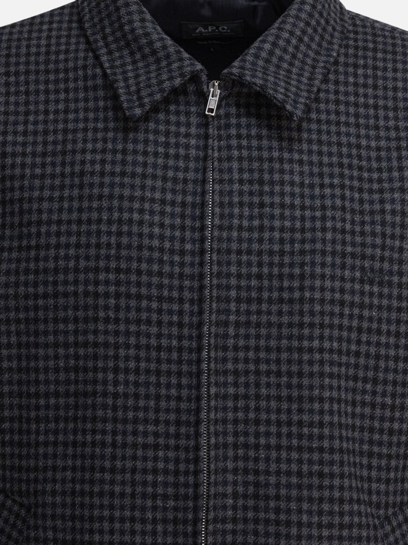 Overshirt jackets Houndstooth  Grey - A.P.C. Men | PDP | VIETTI Online Store | Zoom-Modal_3
