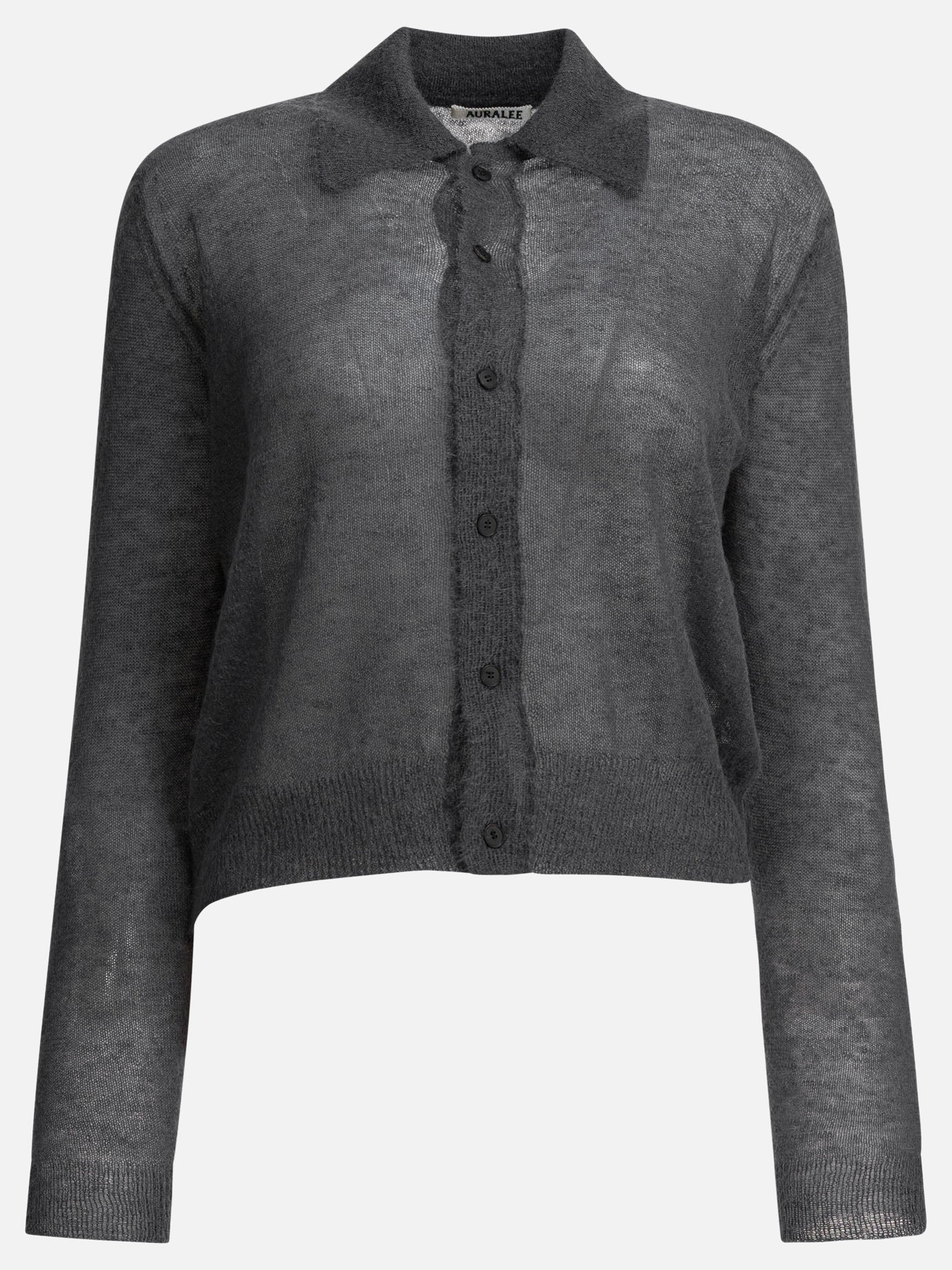 Cardigans Solid colour  Grey - Auralee Women | PDP | VIETTI Online Store | thumbnail