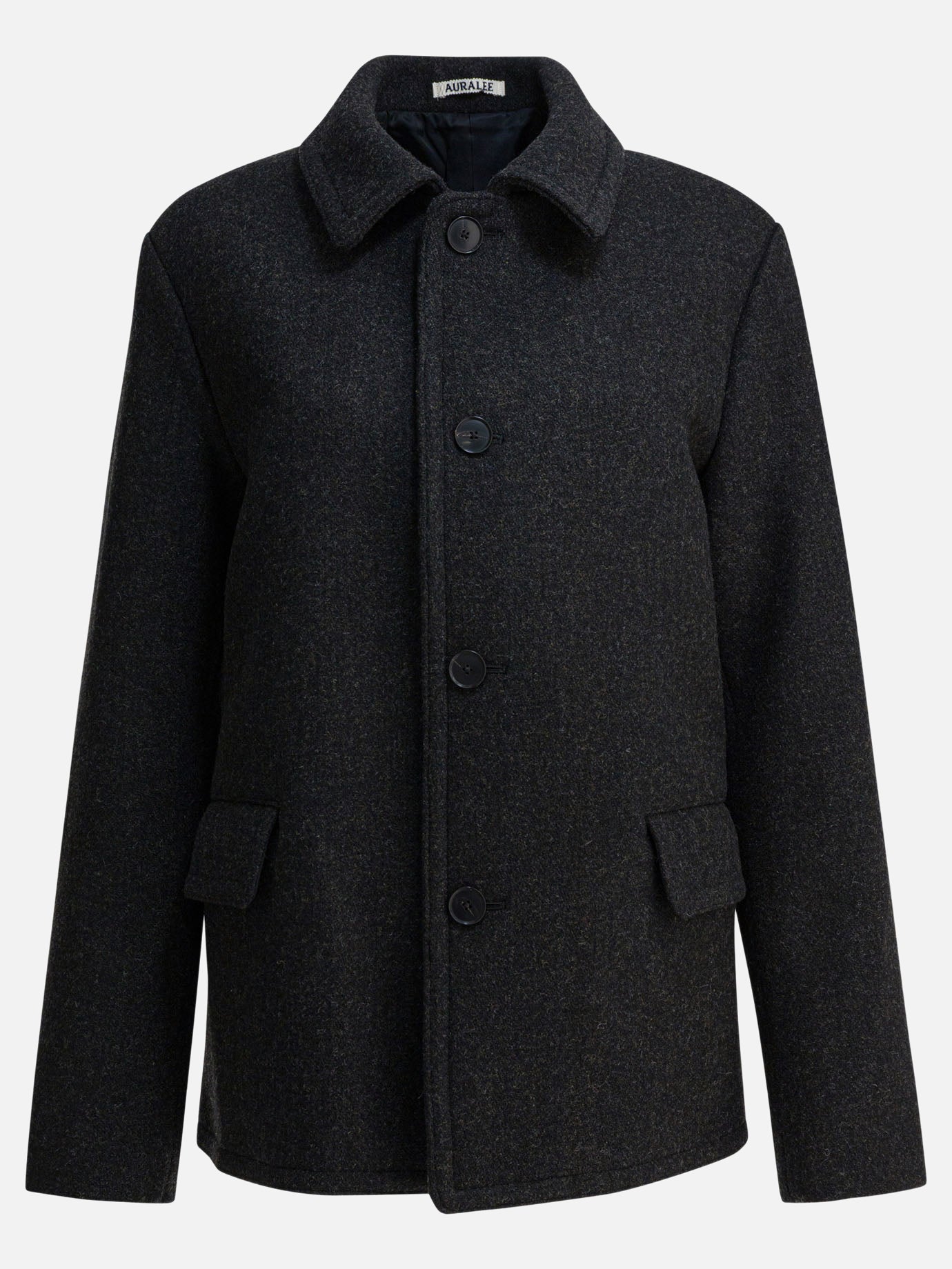 Short coats Solid colour  Grey - Auralee Men | PDP | VIETTI Online Store | Zoom-Modal
