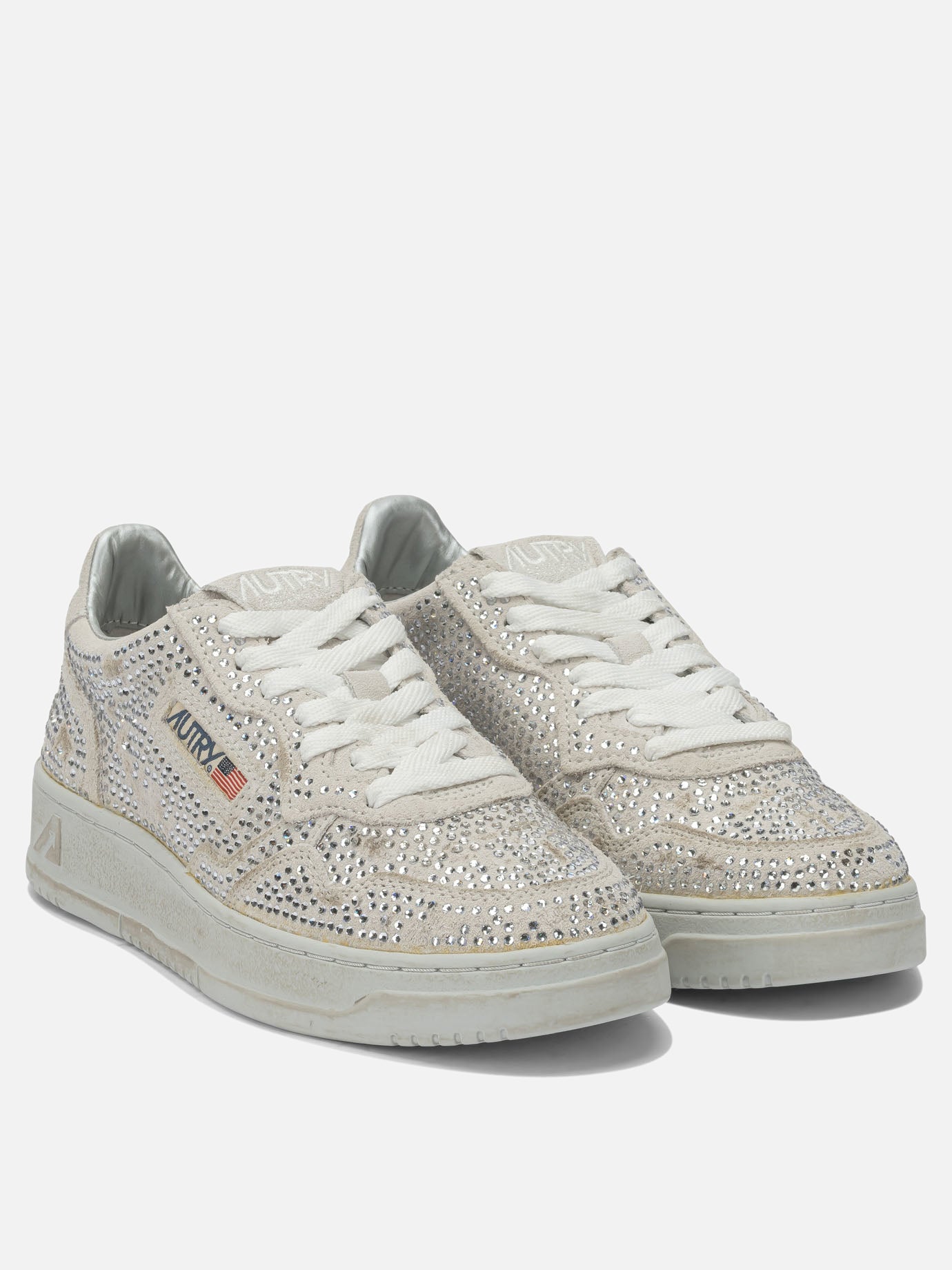 Low top sneakers 100% cow leather - 100% rubber  White - Autry Women | PDP | VIETTI Online Store | thumbnail_2