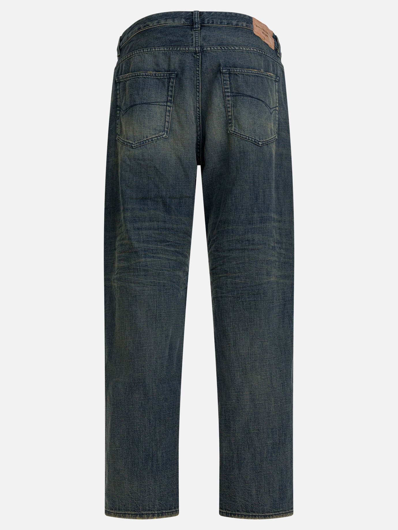 Wide-leg jeans Solid colour  Blue - Balenciaga Men | PDP | VIETTI Online Store | thumbnail_2