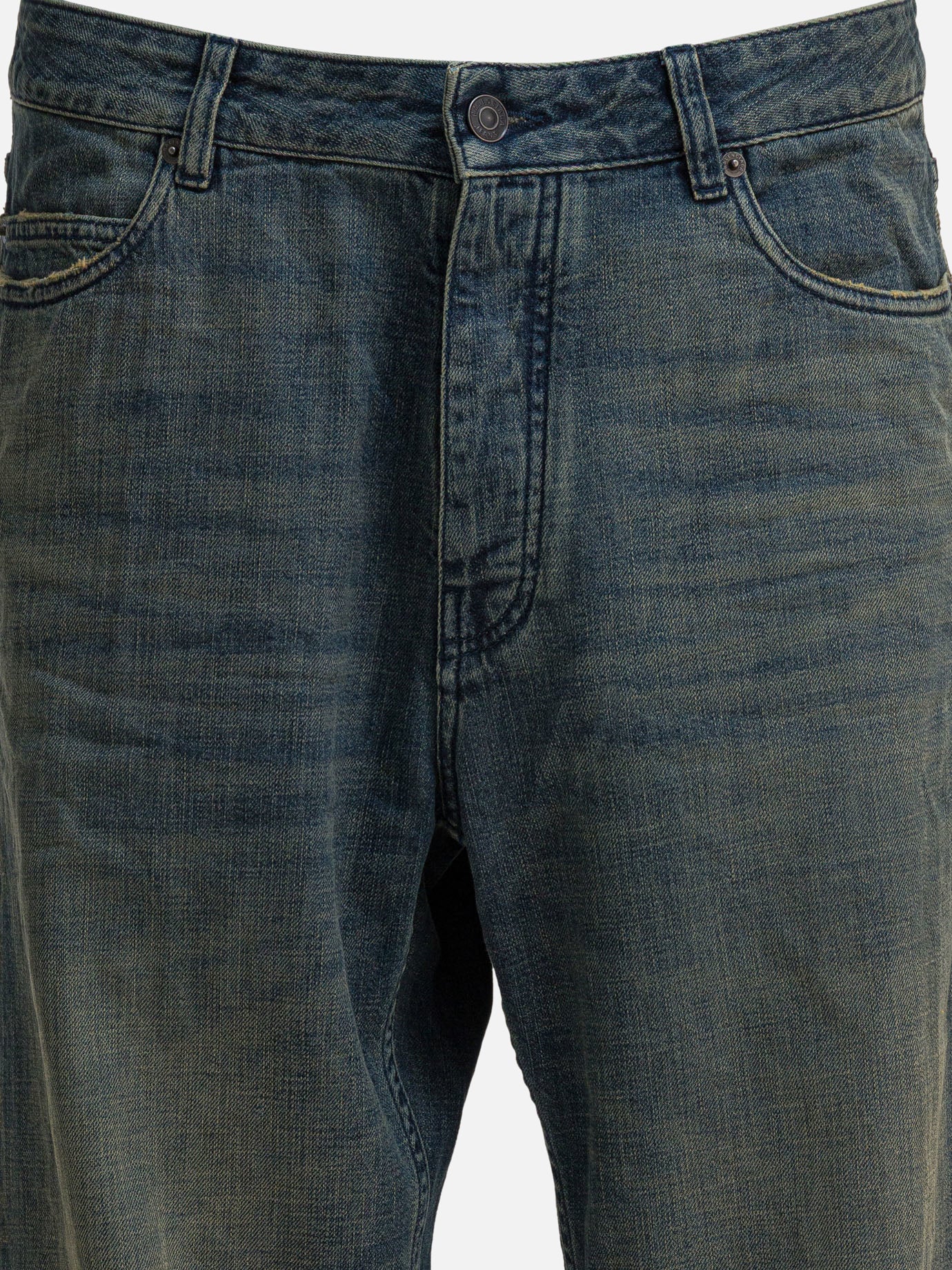 Wide-leg jeans Solid colour  Blue - Balenciaga Men | PDP | VIETTI Online Store | thumbnail_3