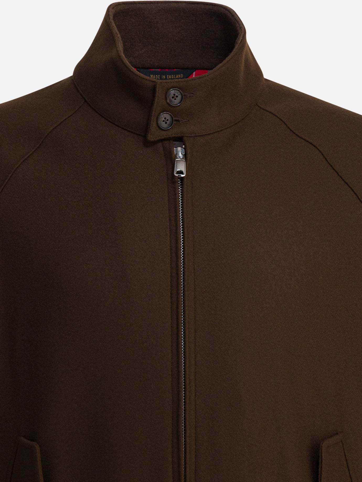 Bomber jackets Solid colour  Brown - Baracuta Men | PDP | VIETTI Online Store | thumbnail_3