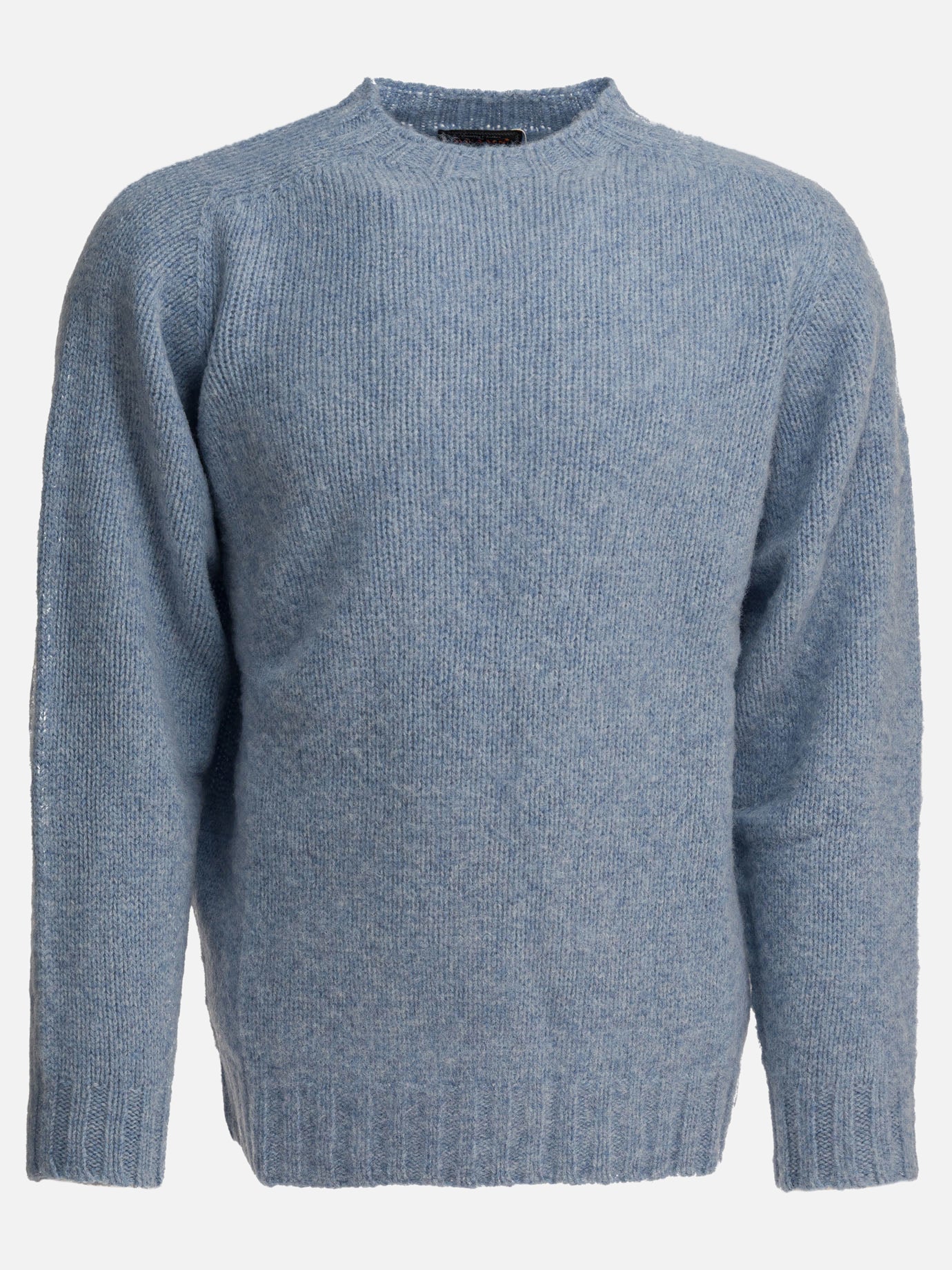 Crewneck sweaters Solid colour  Light blue - Beams Plus Men | PDP | VIETTI Online Store | Zoom-Modal
