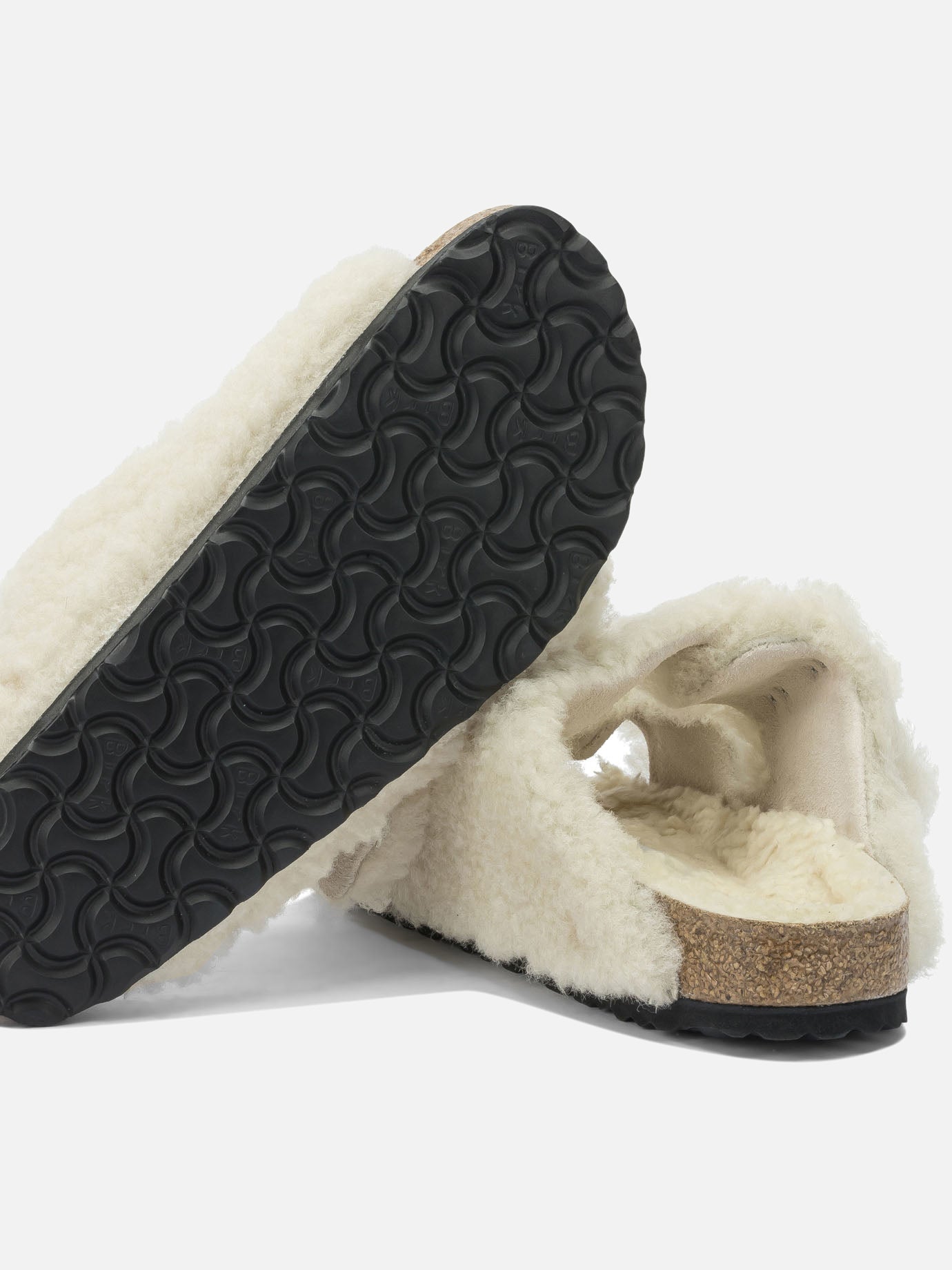 Flat sandals 100% leather - 100% rubber  White - Birkenstock Women | PDP | VIETTI Online Store | thumbnail_5