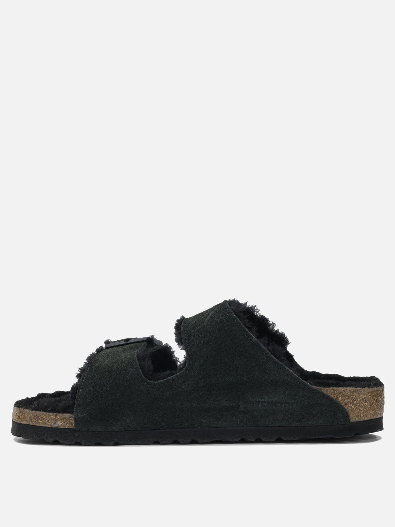 Flat sandals 100% leather - 100% rubber  Black - Birkenstock Women | PDP | VIETTI Online Store | thumbnail_3