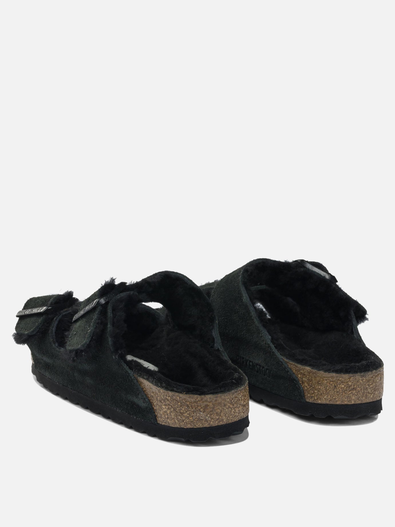 Flat sandals 100% leather - 100% rubber  Black - Birkenstock Women | PDP | VIETTI Online Store | thumbnail_4