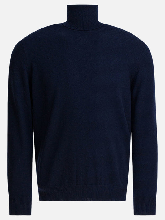 Turtleneck sweaters Solid colour  Blue - Brunello Cucinelli Men | PLP | VIETTI Online Store 
