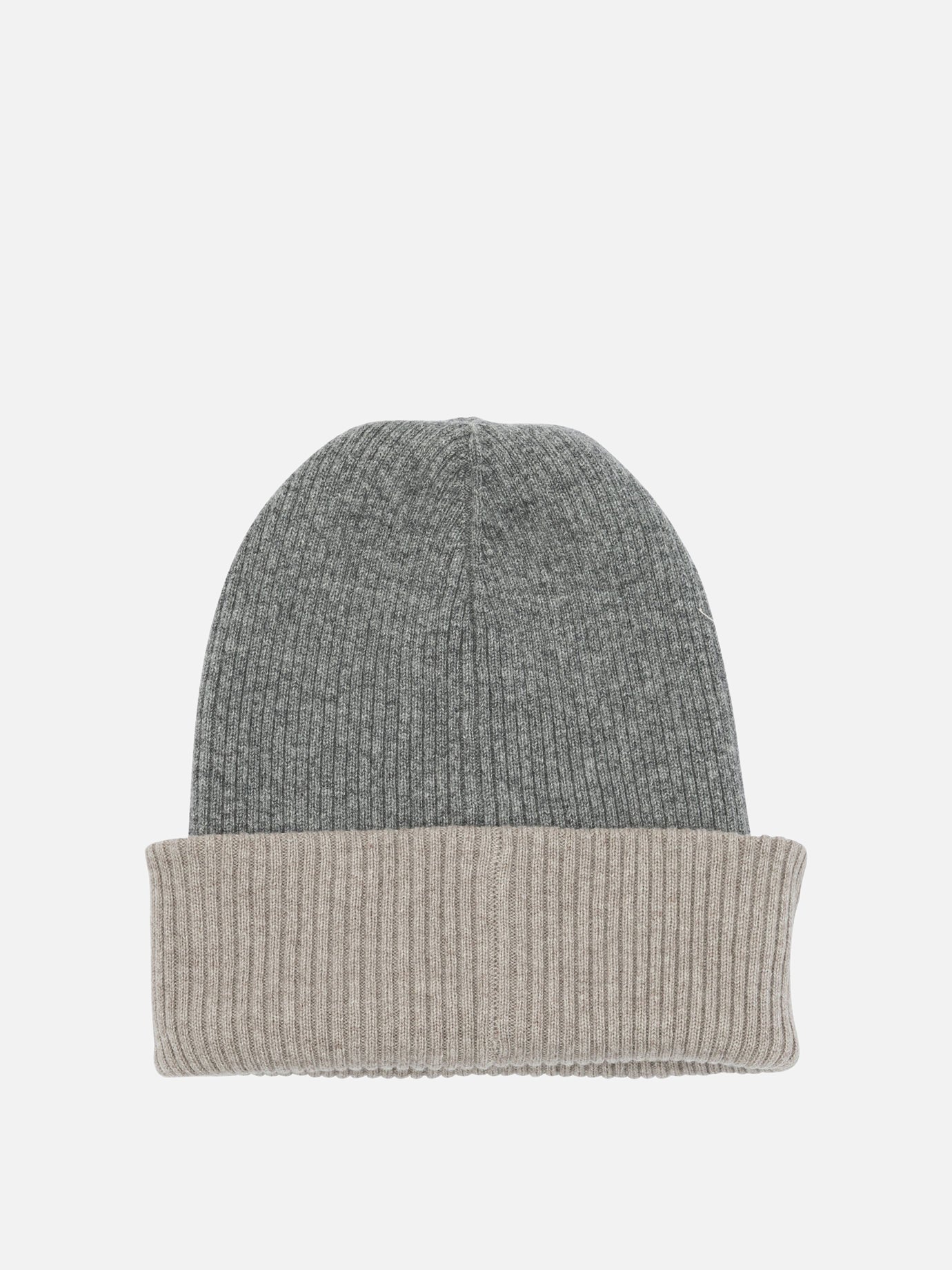 Beanies 100% cashmere  Grey - Brunello Cucinelli Men | PDP | VIETTI Online Store | Zoom-Modal
