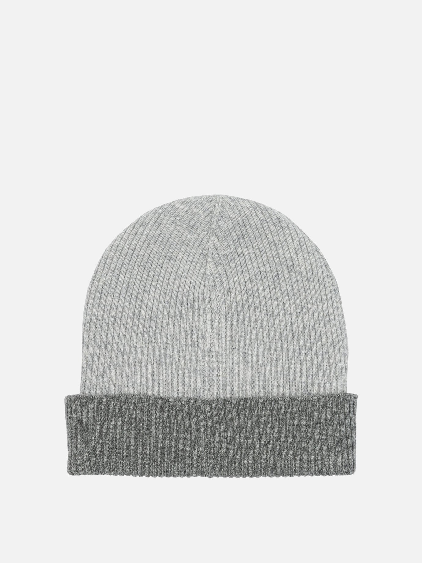 Beanies 100% cashmere  Grey - Brunello Cucinelli Men | PDP | VIETTI Online Store | thumbnail