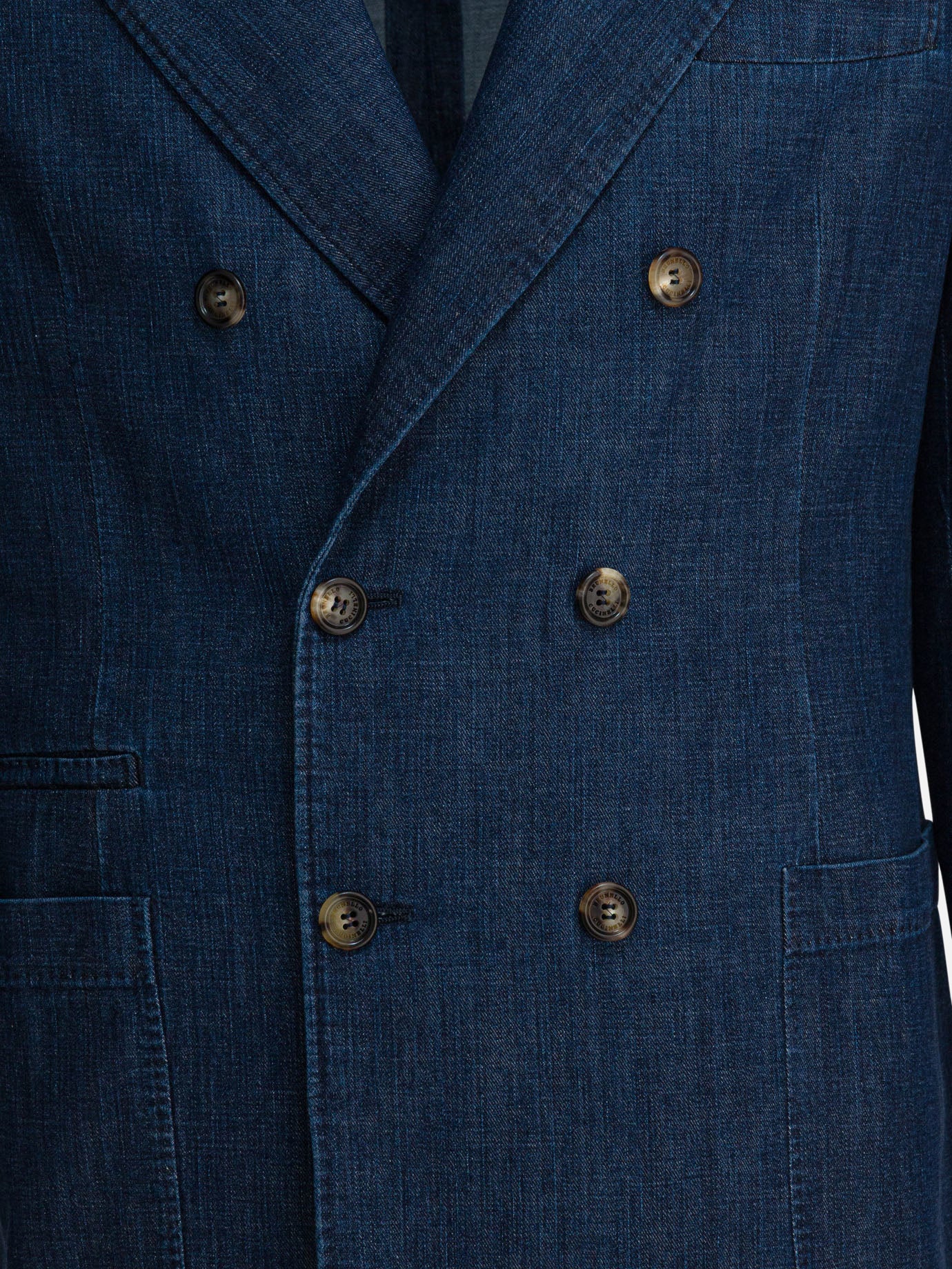 Blazers Solid colour  Blue - Brunello Cucinelli Men | PDP | VIETTI Online Store | thumbnail_3