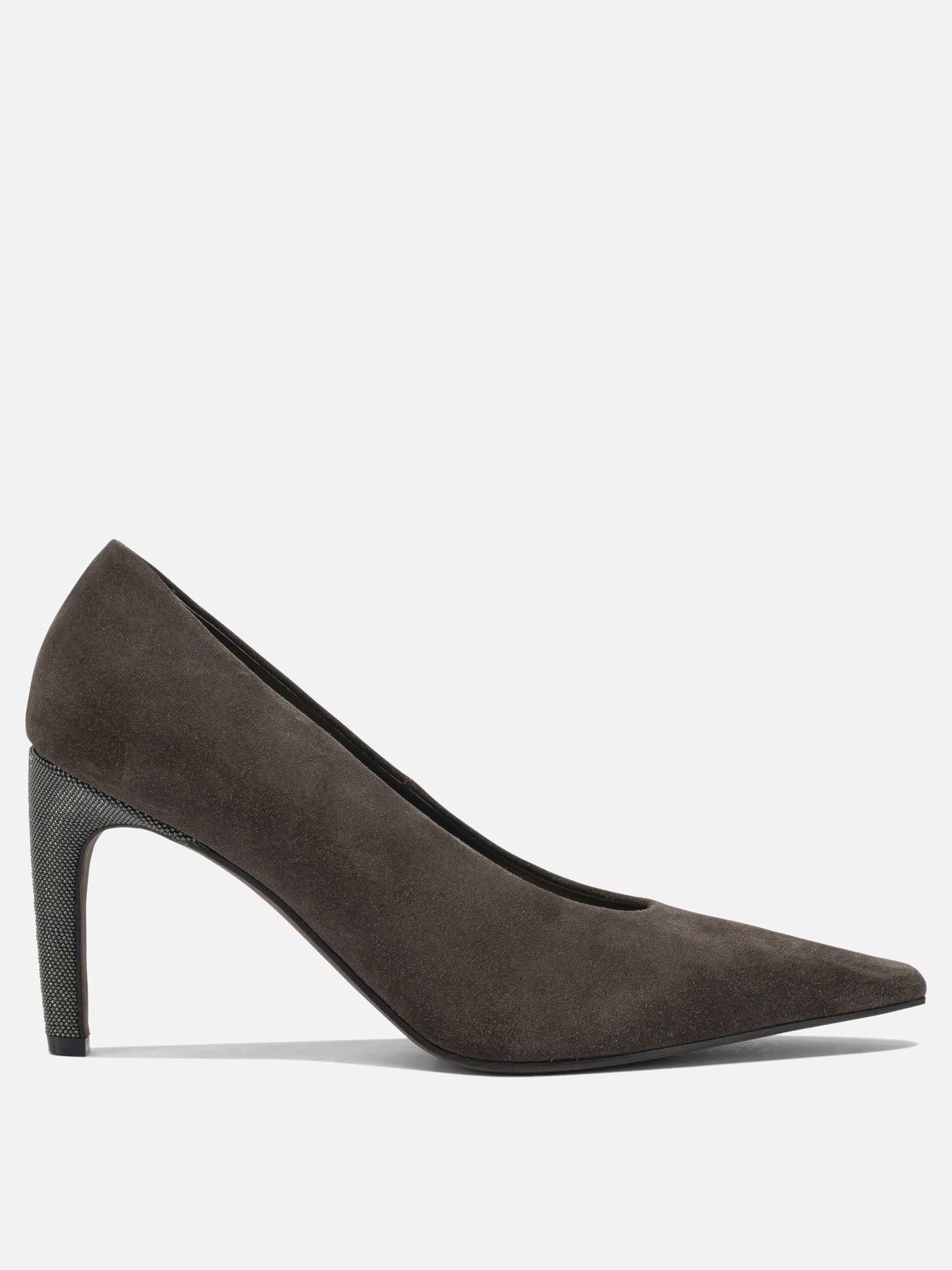 Pumps 100% leather - 100% thermoplastic polyurethane  Brown - Brunello Cucinelli Women | PDP | VIETTI Online Store | Zoom-Modal

