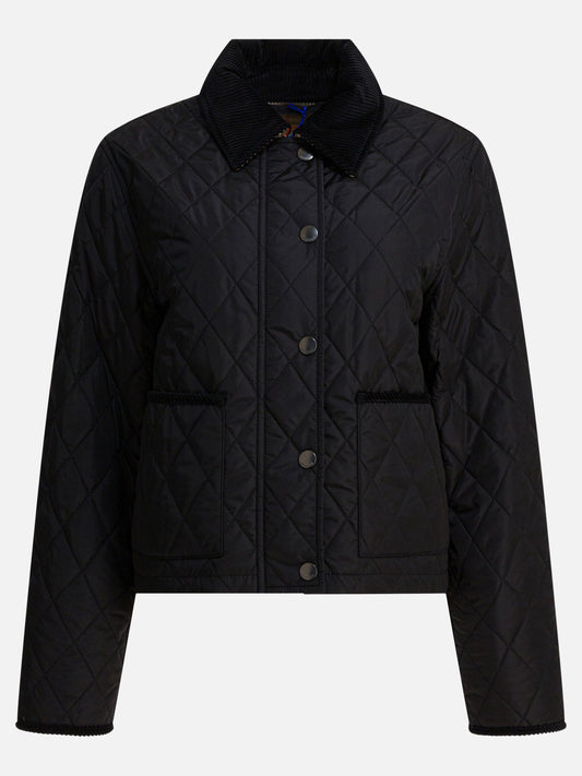 Quilted & Utility Jackets Solid colour  Black - Burberry Women | PLP | VIETTI Online Store 
