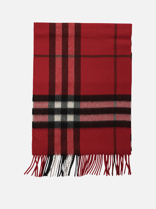 Fringed scarves 100% cashmere  Red - Burberry Men | PLP | VIETTI Online Store 
