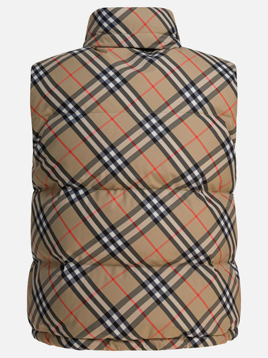 Vest jackets Check  Beige - Burberry Women | PDP | VIETTI Online Store | 2
