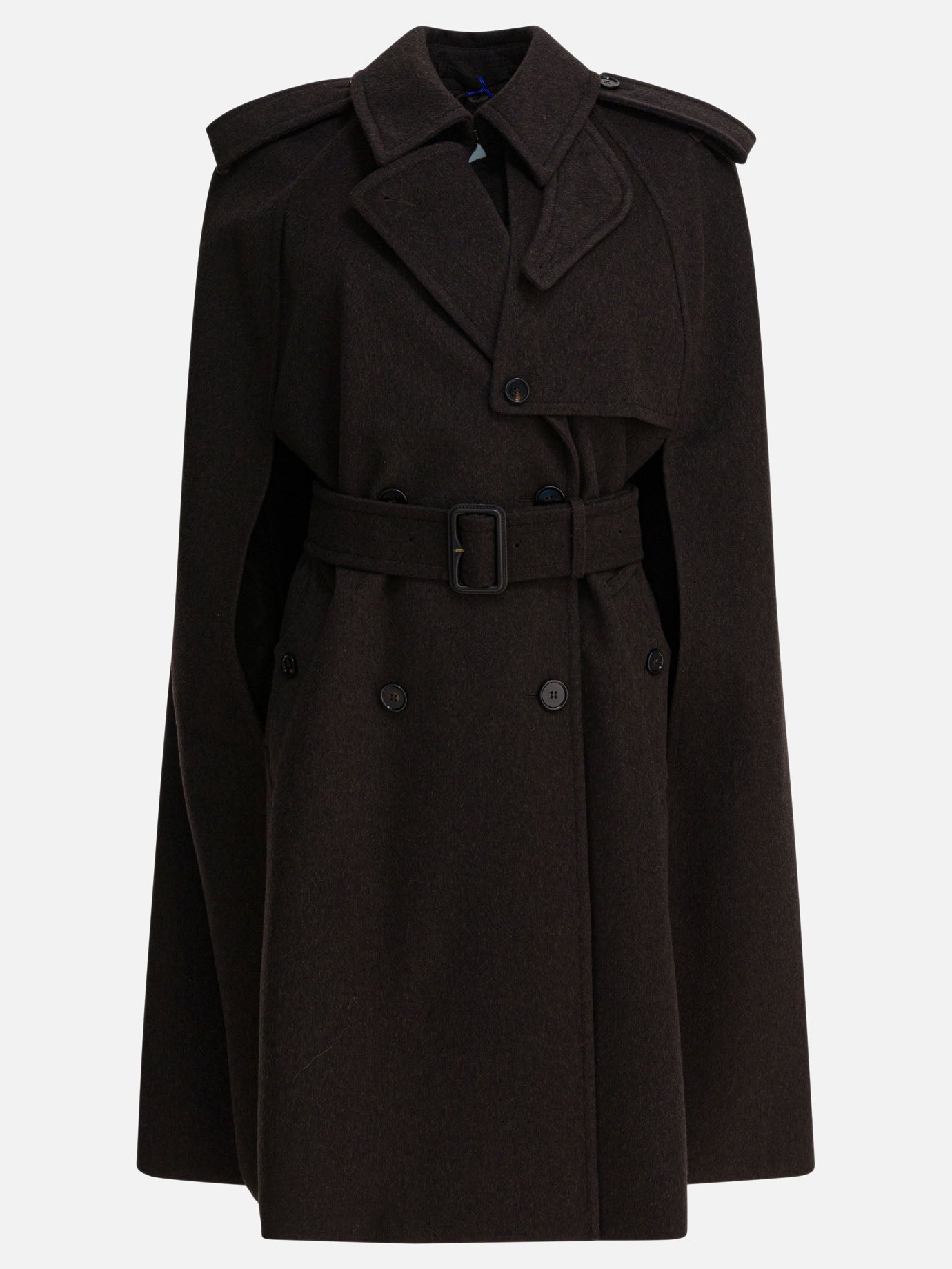 Capes Solid colour  Brown - Burberry Women | PDP | VIETTI Online Store | Zoom-Modal
