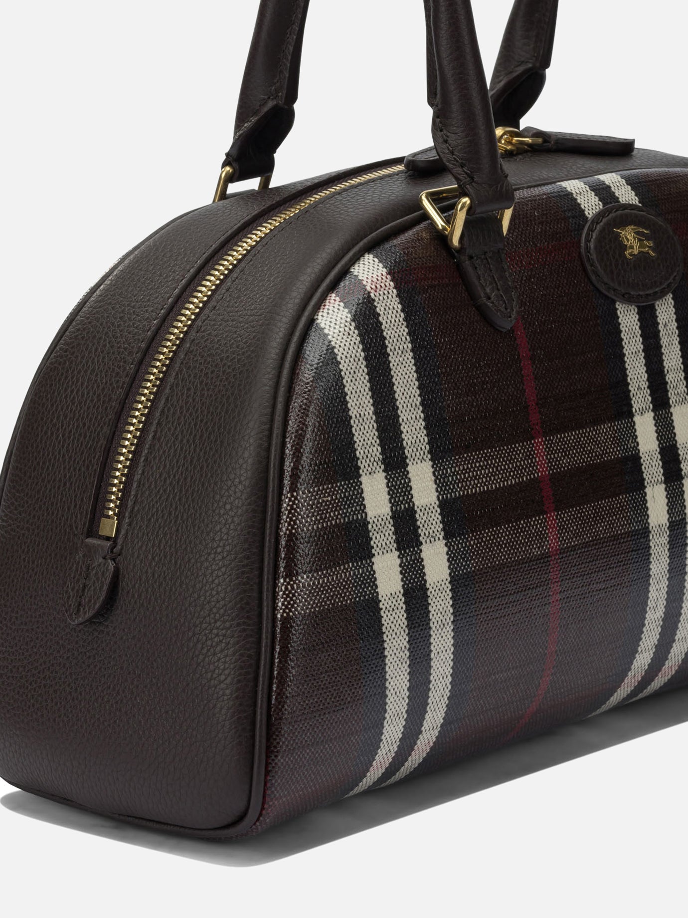 Medium bags 69% cotton 21% viscose 10% linen  Brown - Burberry Women | PDP | VIETTI Online Store | thumbnail_4