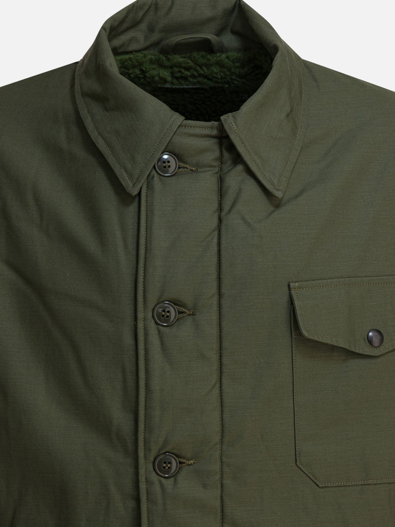 Parkas Solid colour  Green - Buzz Rickson's Men | PDP | VIETTI Online Store | thumbnail_3