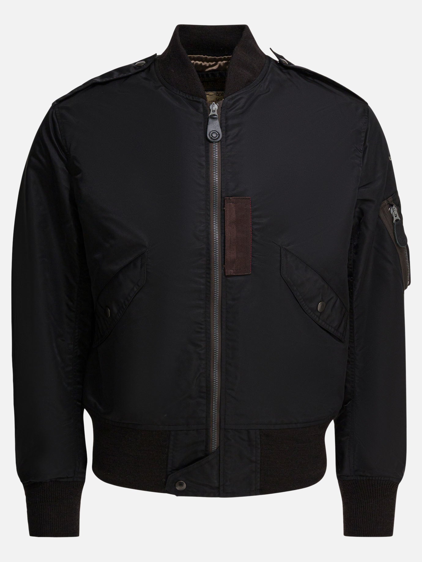 Bomber jackets Solid colour  Black - Buzz Rickson's Men | PDP | VIETTI Online Store | thumbnail