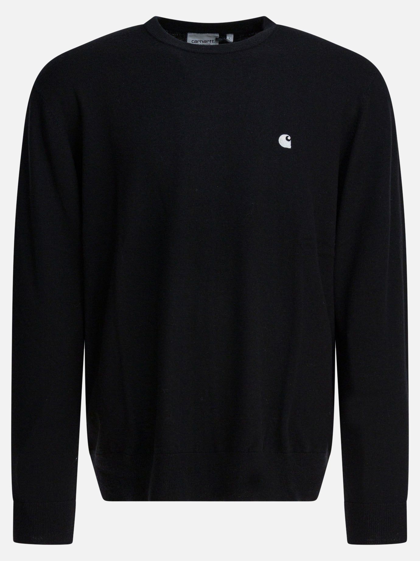 Crewneck sweaters Logo  Black - Carhartt WIP Men | PDP | VIETTI Online Store | thumbnail