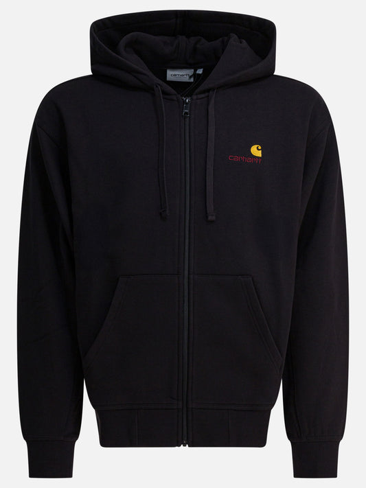 Full zip sweatshirts Logo  Black - Carhartt WIP Men | PDP | VIETTI Online Store 
