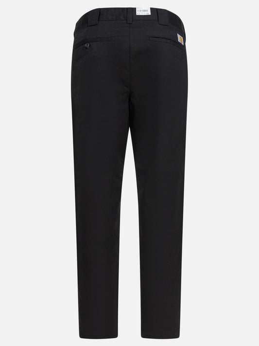Leisure trousers Solid colour  Black - Carhartt WIP Men | PLP | VIETTI Online Store | 2

