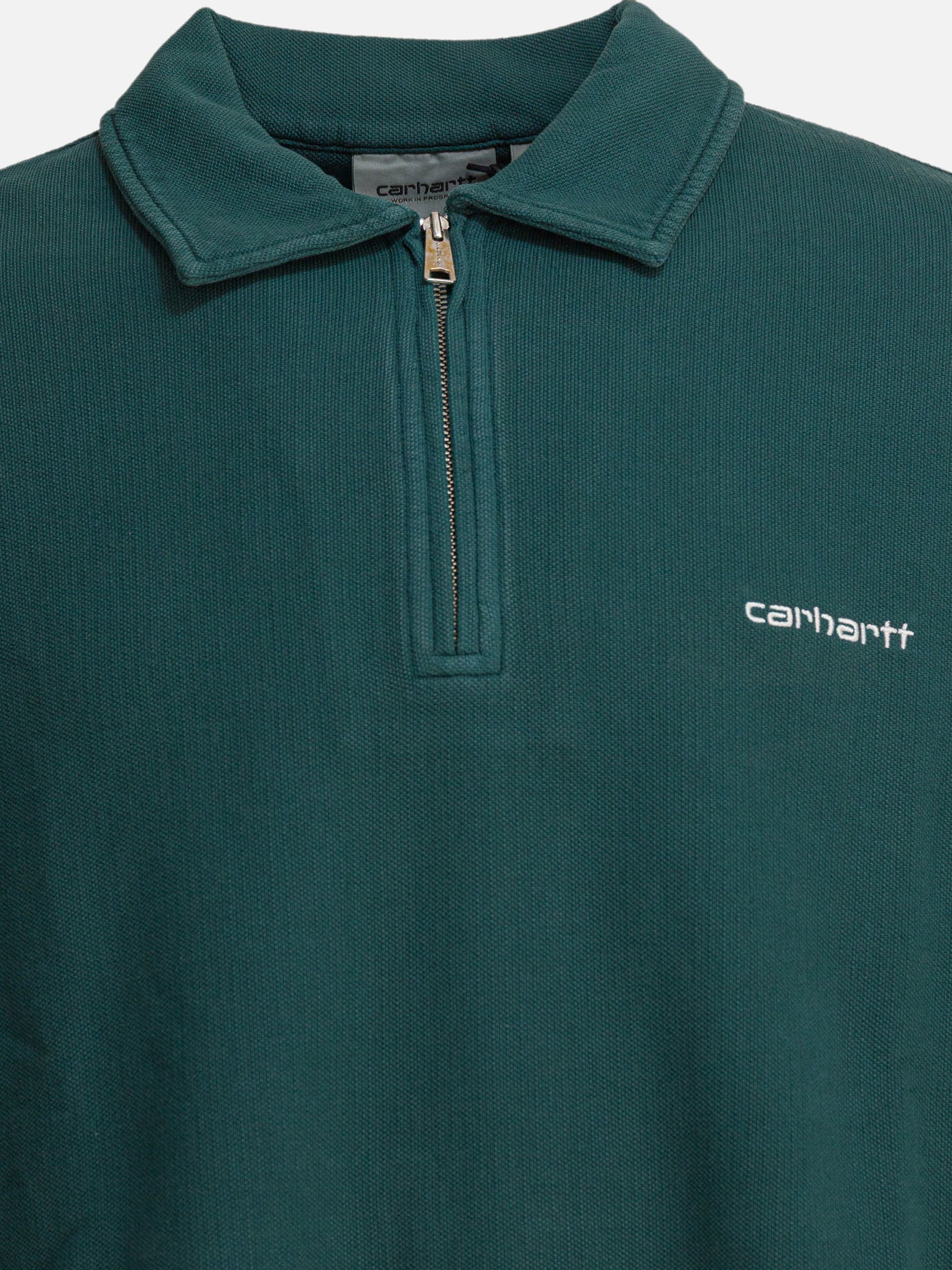 Half zip sweatshirts Logo  Green - Carhartt WIP Men | PDP | VIETTI Online Store | Zoom-Modal_3
