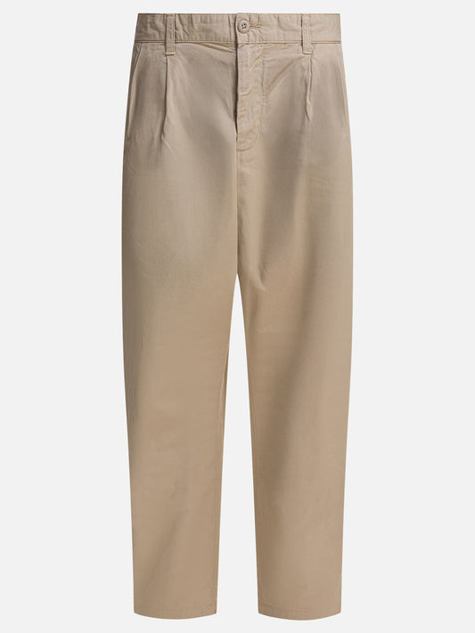 Leisure trousers Solid colour  Beige - Carhartt WIP Men | PLP | VIETTI Online Store 
