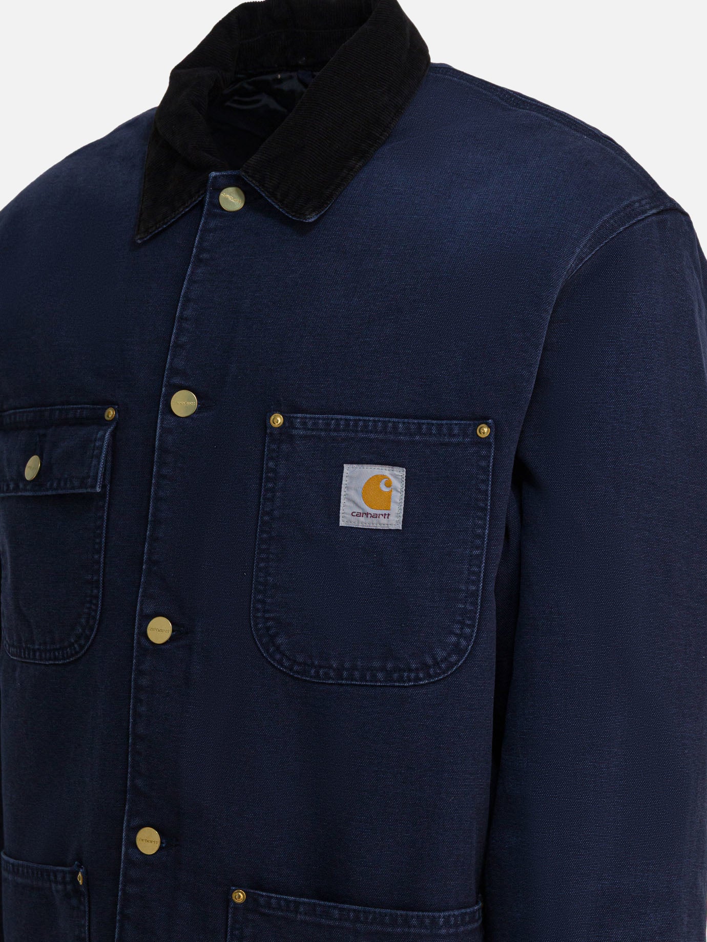 Short coats Solid colour  Blue - Carhartt WIP Men | PDP | VIETTI Online Store | Zoom-Modal_4
