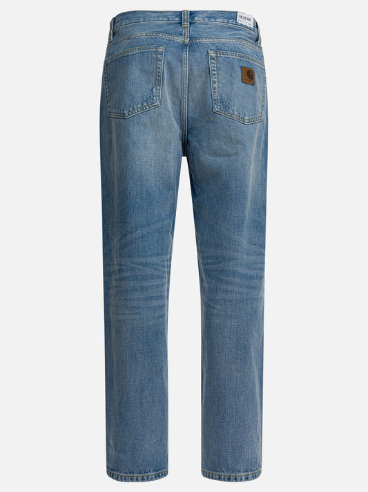 Wide-leg jeans Solid colour  Blue - Carhartt WIP Men | VIETTI Online Store | 2
