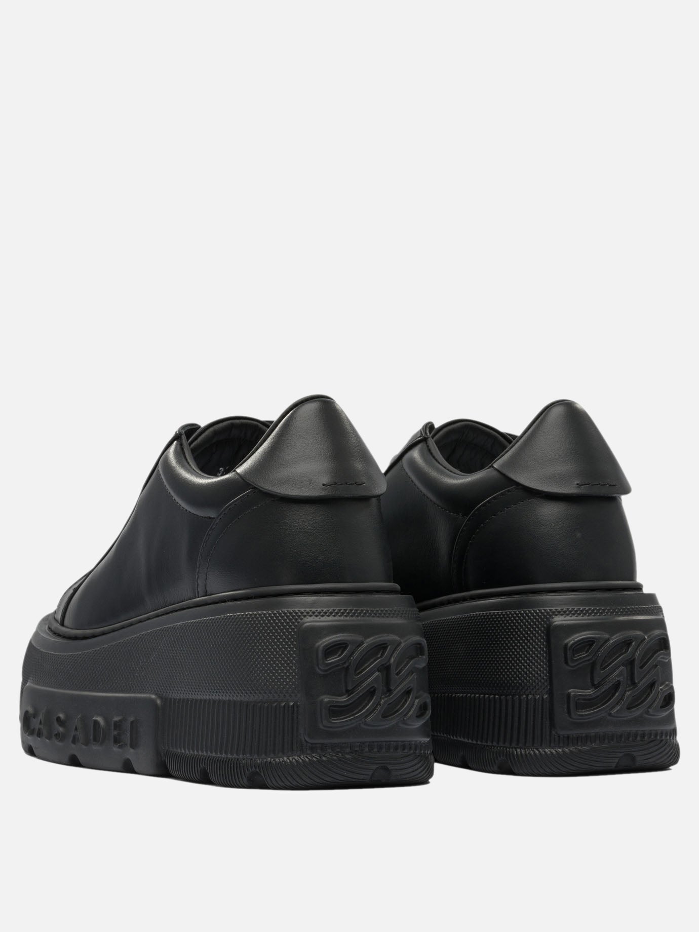 Low top sneakers 100% leather - 100% rubber  Black - Casadei Women | PDP | VIETTI Online Store | Zoom-Modal_4
