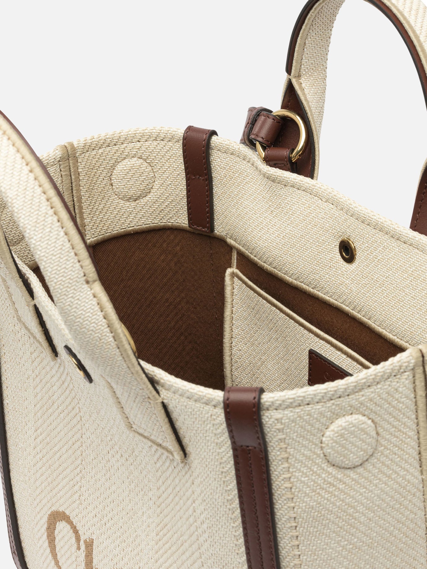 Small bags 69% cotton 31% polyamide  Beige - Chloé Women | PDP | VIETTI Online Store | thumbnail_5
