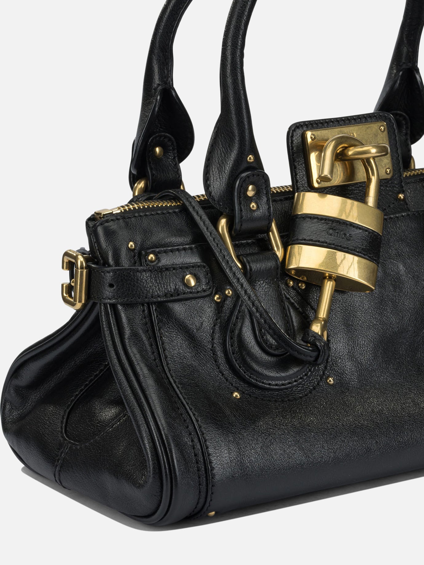 Large bags 100% leather  Black - Chloé Women | PDP | VIETTI Online Store | thumbnail_4