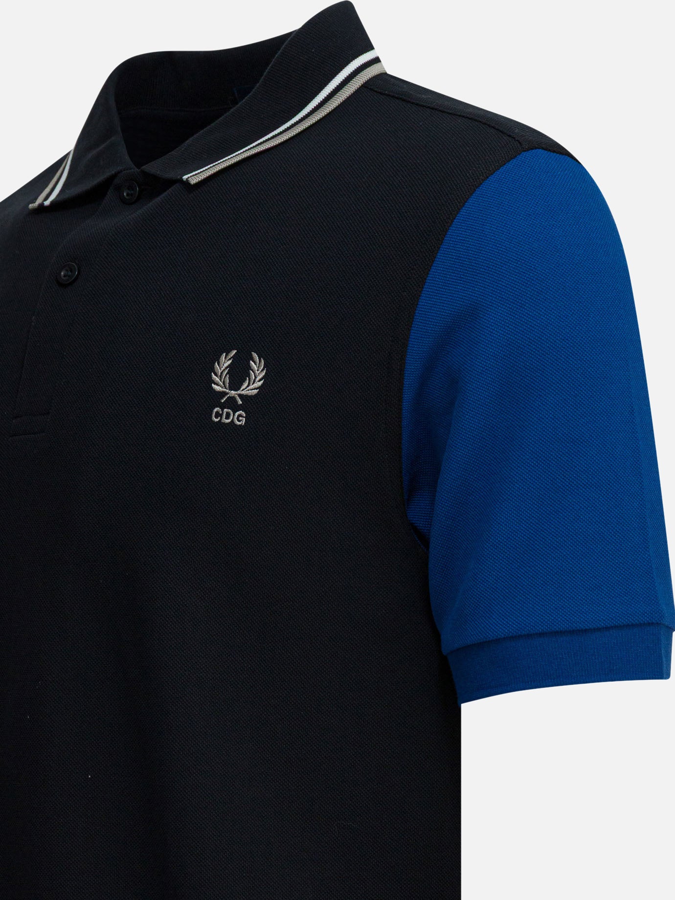 Polo shirts with buttons Logo  Black - Comme Des Garçons Shirt Men | PDP | VIETTI Online Store | thumbnail_4