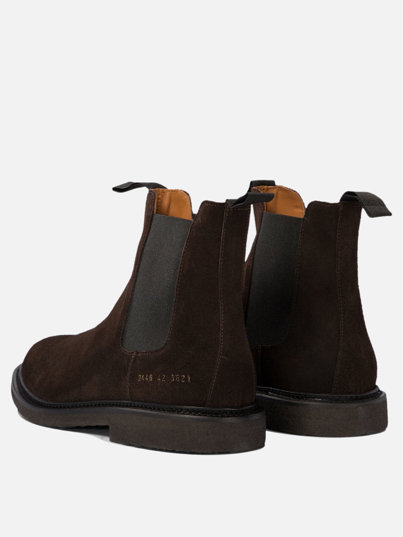 Chelsea boots 100% suede - 100% rubber  Brown - Common Projects Men | PDP | VIETTI Online Store | Zoom-Modal_4
