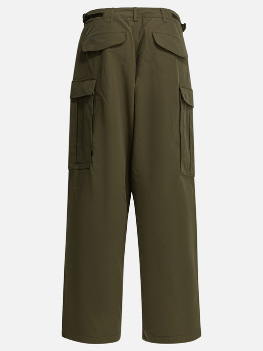 Cargo & parachute trousers Solid colour  Green - Daiwa Pier 39 Men | PLP | VIETTI Online Store | 2
