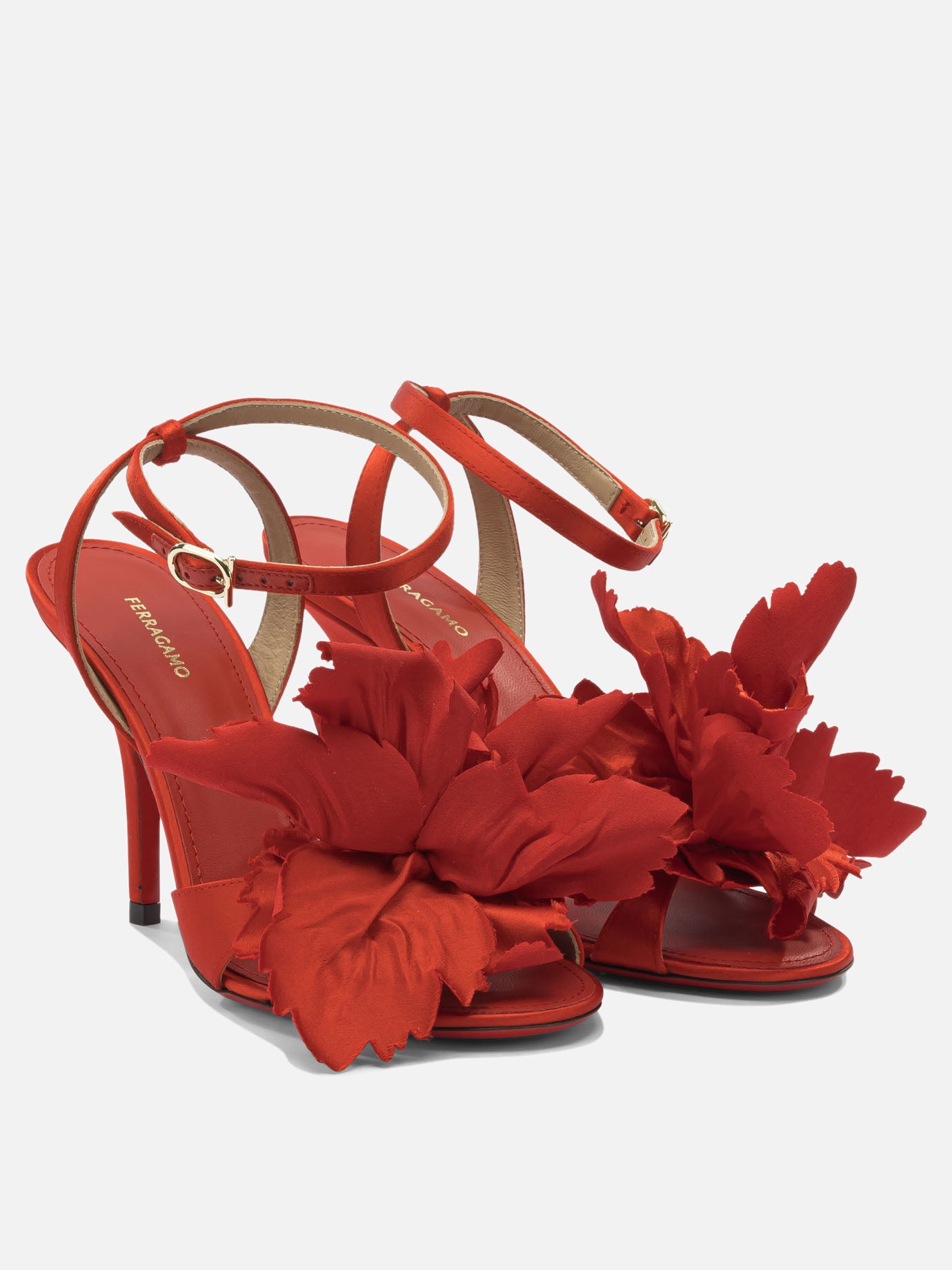 Heeled sandals 0787597  Red - Ferragamo Women | PDP | VIETTI Online Store | thumbnail_2