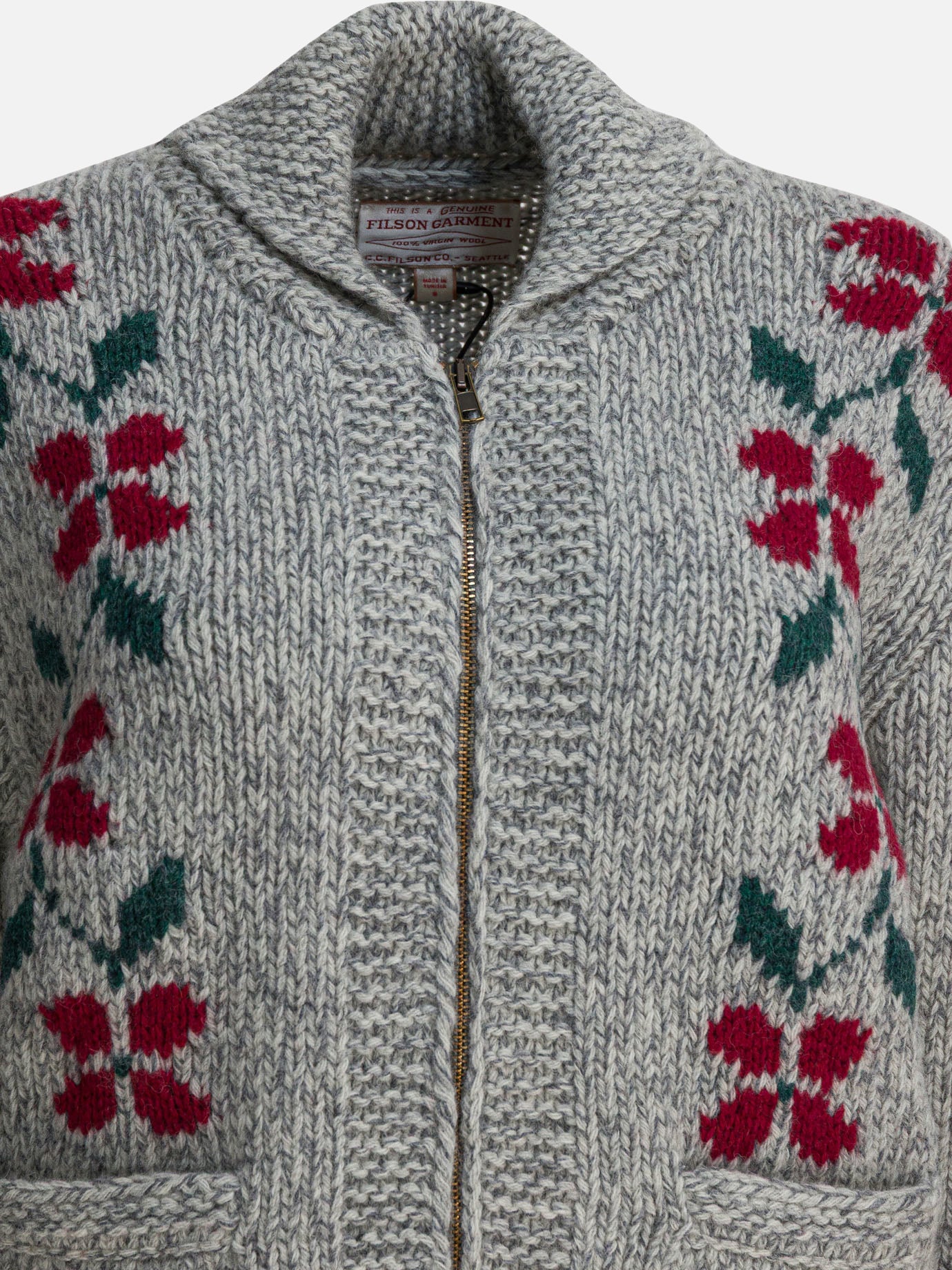 Cardigans Textured knit  Grey - Filson Women | PDP | VIETTI Online Store | Zoom-Modal_3
